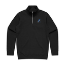 The Fitness Portal Uniform - Mens Stencil Half Zip Sweater Black
