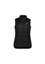 The Fitness Portal Uniform - Womens Alpine Puffer Vest Black