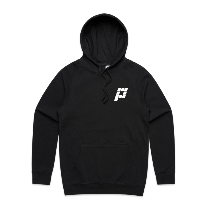 The Fitness Portal Merch - Unisex Black/White Hoodie