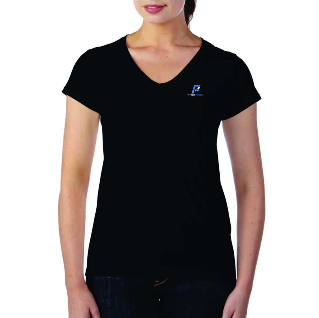 The Fitness Portal Uniform - Ladies Trainer Tee SS Black