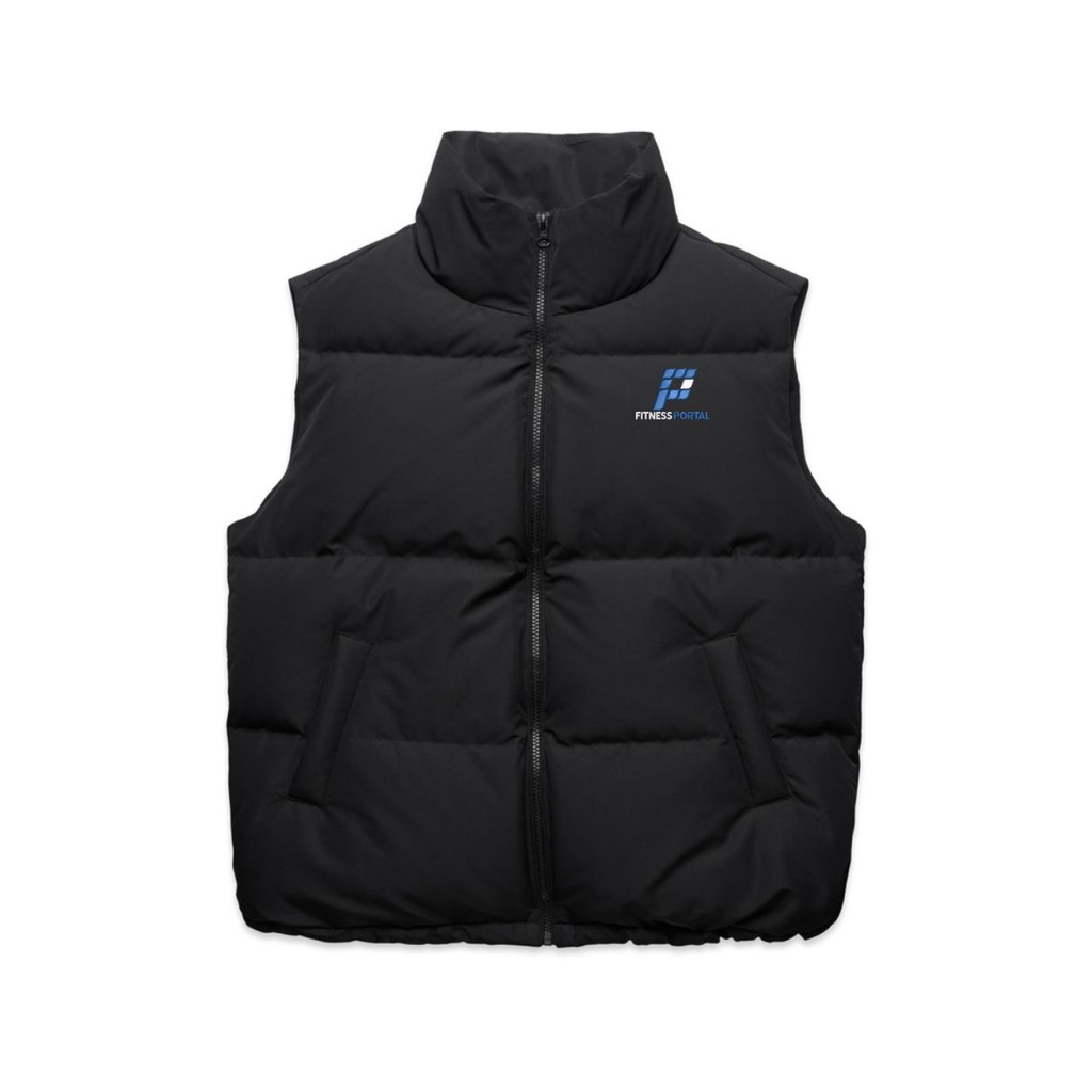 The Fitness Portal Uniform - Womens AS Colour Puffer Vest Black
